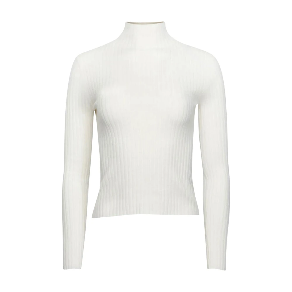 Arch4 Women's White Ariana Jumper - Turtlenecks - Xs - Knitwear