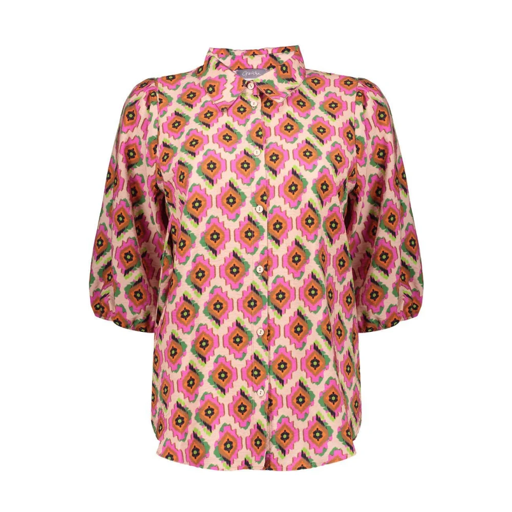 Geisha Roze Mint Blouse Multicolor Dames
