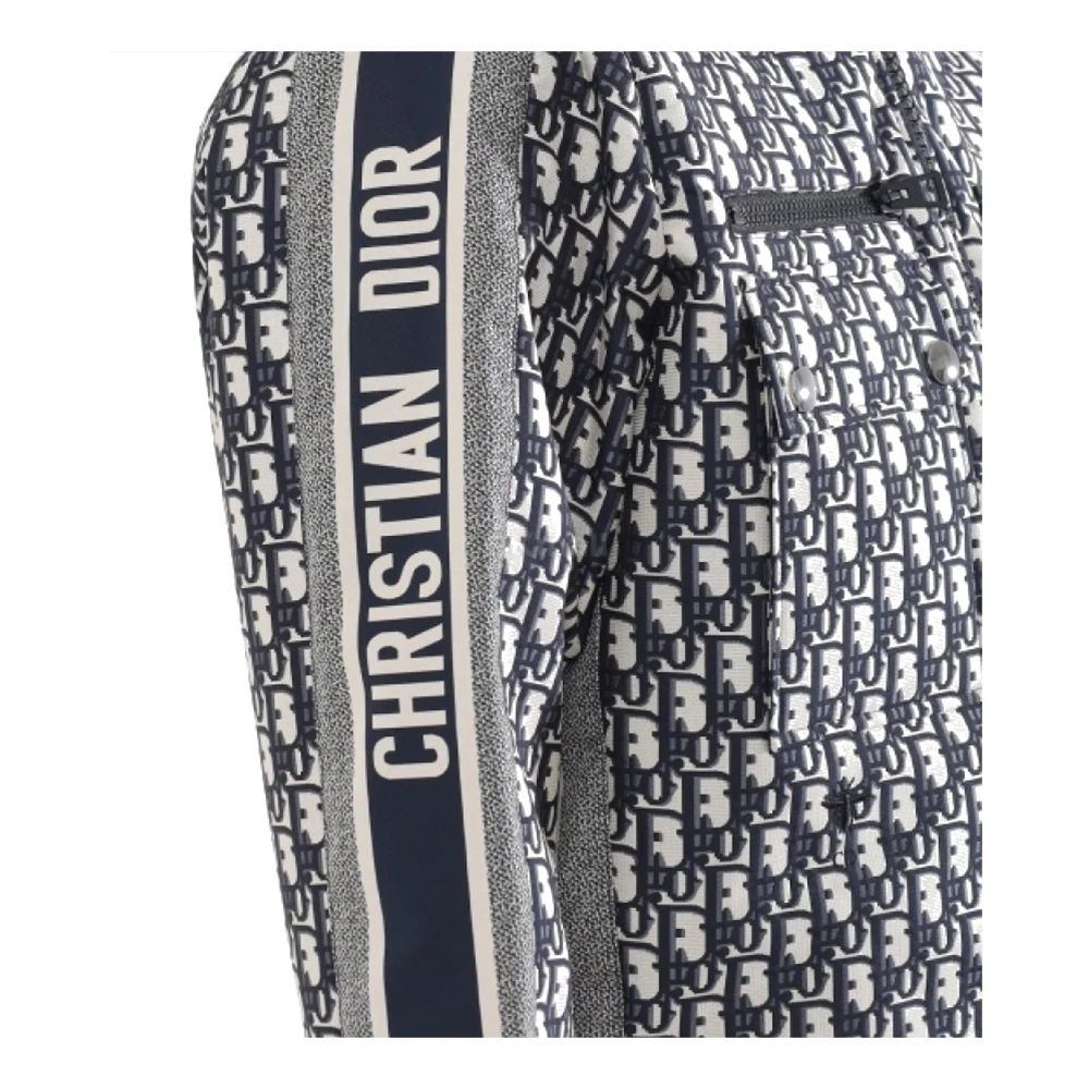 Dior Alpen Kort Logo Jas Blue Dames