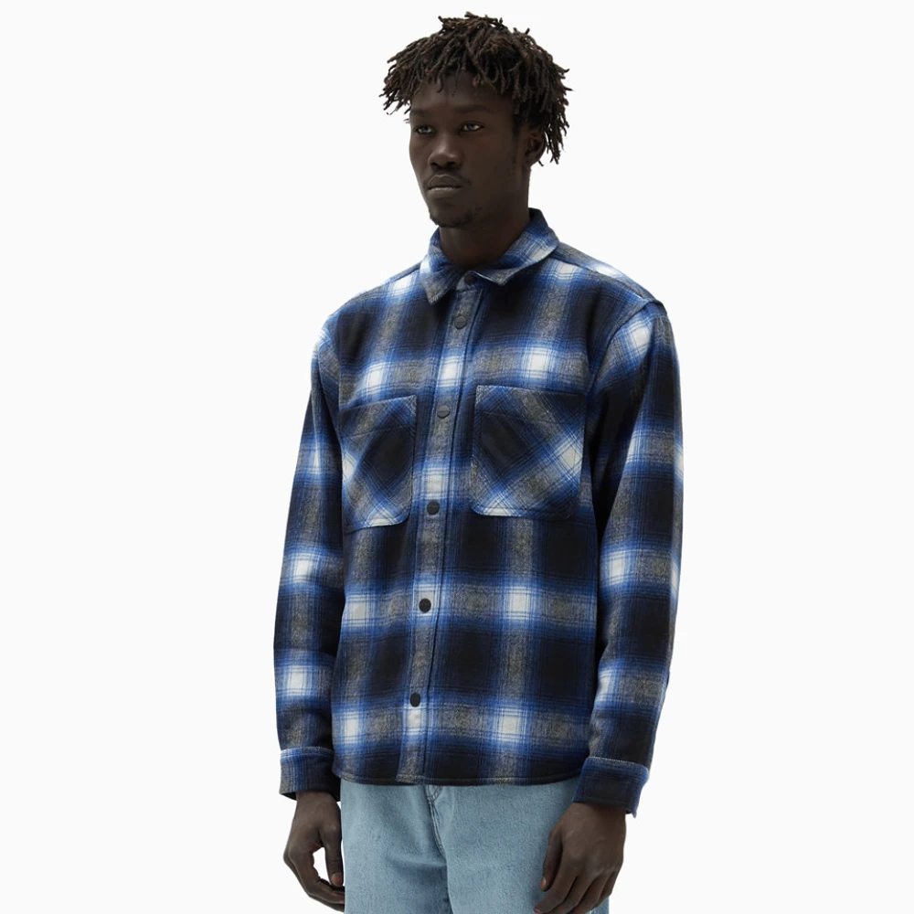 Carhartt WIP Geruite Flanellen Overhemd Blue Heren