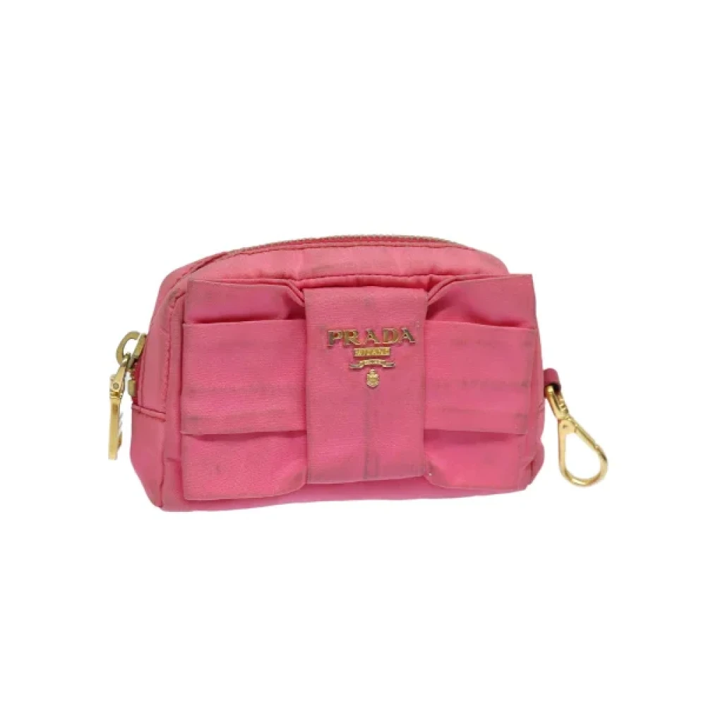 Prada Vintage Pre-owned Nylon prada-bags Pink Dames
