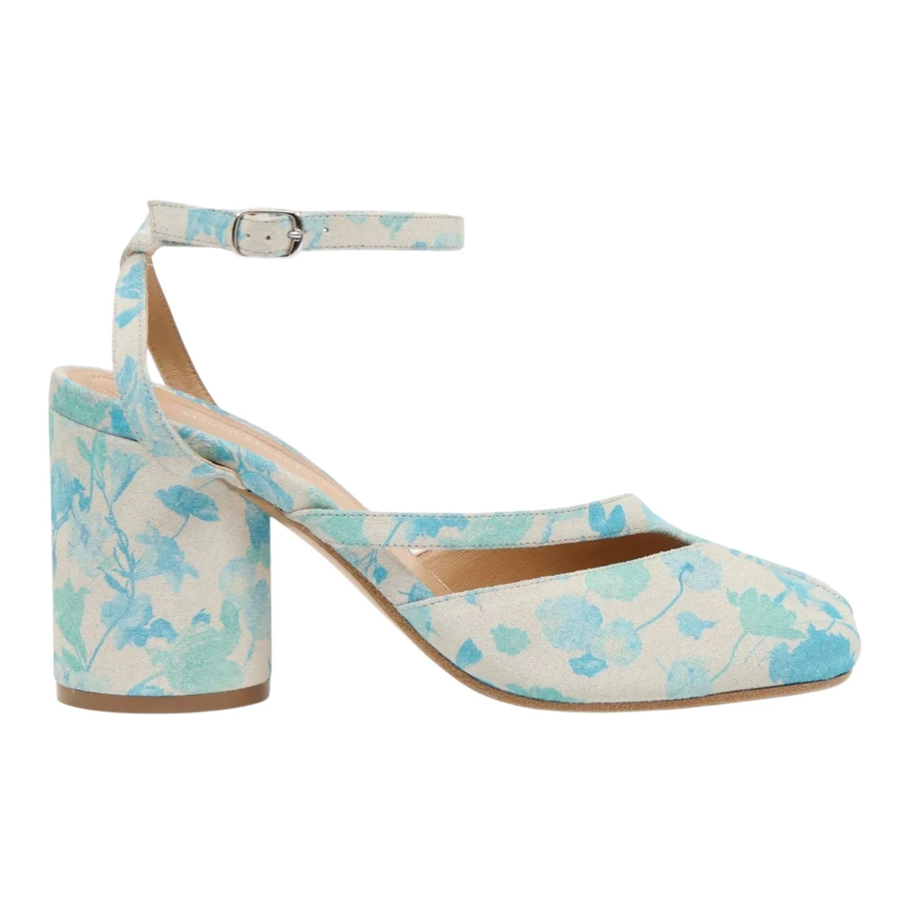 Maison Margiela Women's Blue Pumps, 5 Uk, Tabi Sandal Pump H80