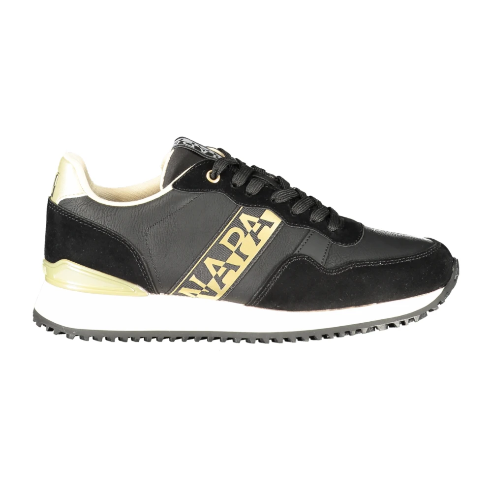 Napapijri Women's Black Sports Shoe With Laces - Sneakers - 6 Uk - Shoes