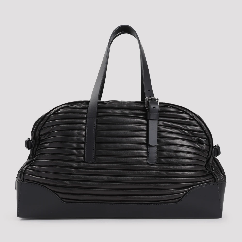 Giorgio Armani Zwarte Reistas Aw24 Black Heren