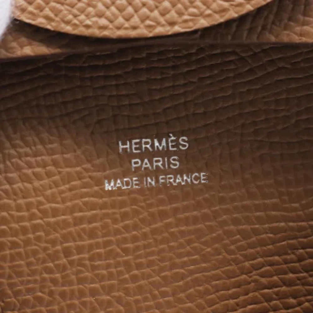 Hermès Vintage Pre-owned Leather wallets Brown Dames