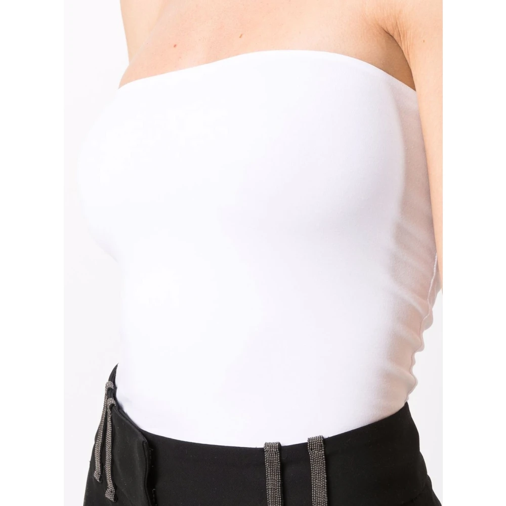 BRUNELLO CUCINELLI Witte Top Elegante Stijl White Dames