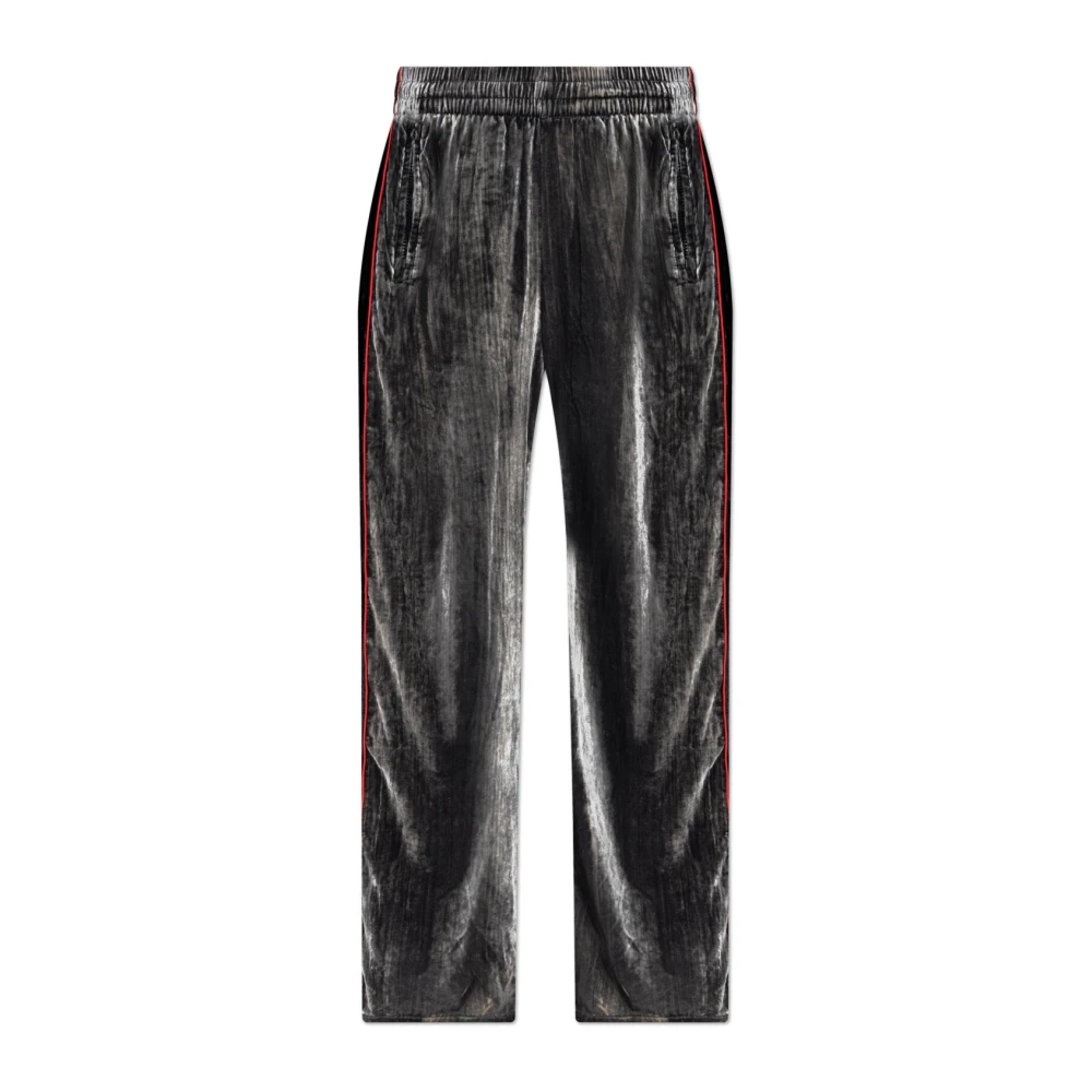 Diesel Donna Grigio Pantaloni, 2XS, New,