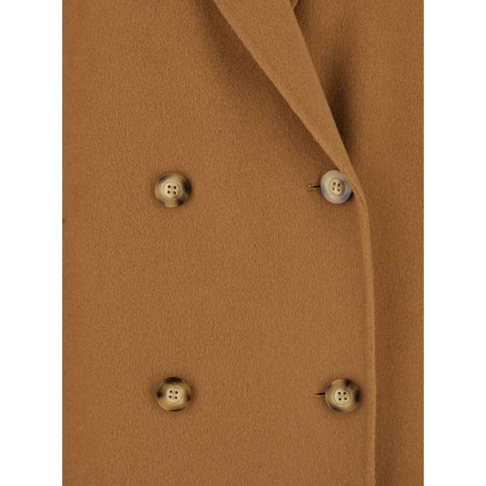 Roy Roger's Beige Dubbele Jas Beige Dames