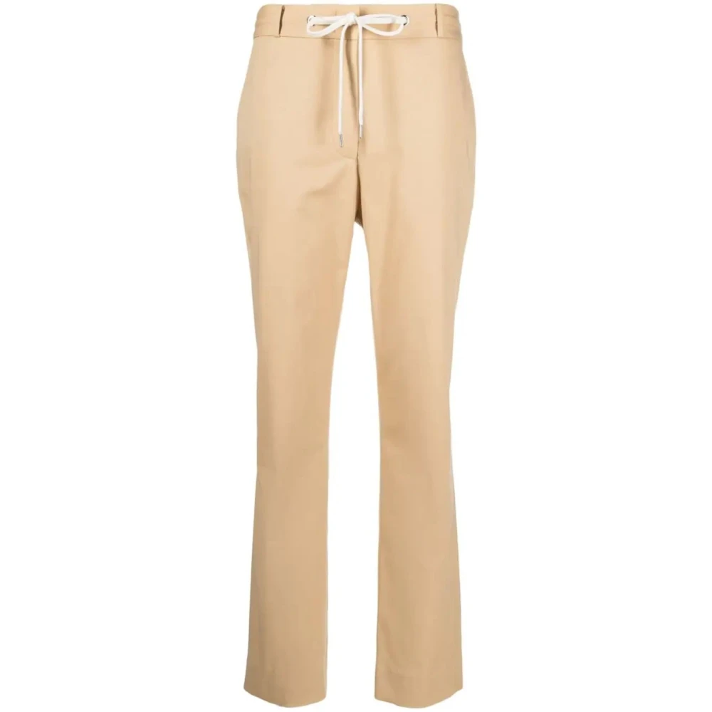 Eleventy Casual Beige Trekkoord Broek Beige Dames