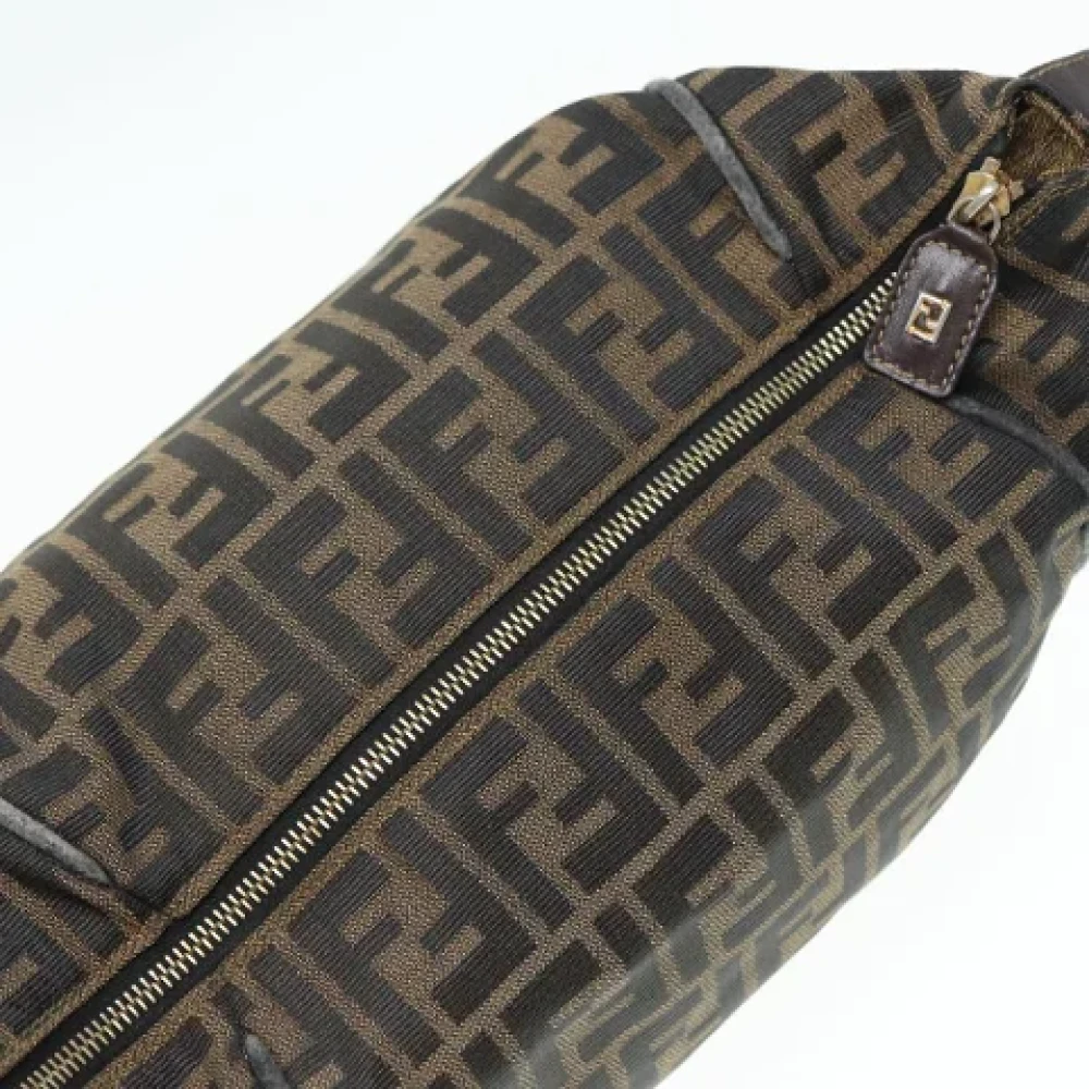Fendi Vintage Pre-owned Canvas pouches Brown Dames