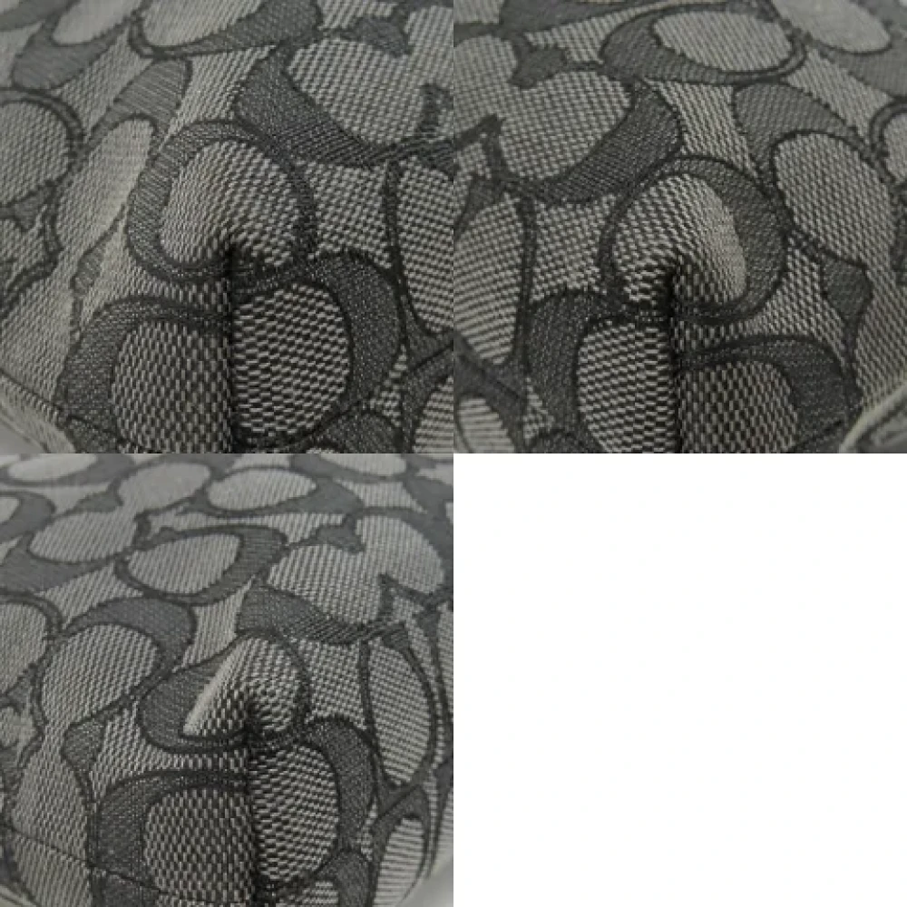 Coach Pre-owned Canvas shoulder-bags Black Dames