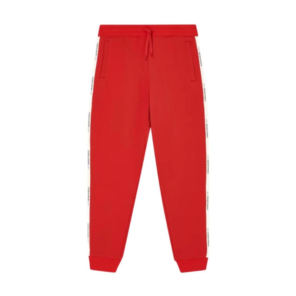 Emporio Armani Ea7 Homme Rouge Pantalons, Taille: M Slim Fit Pantalons