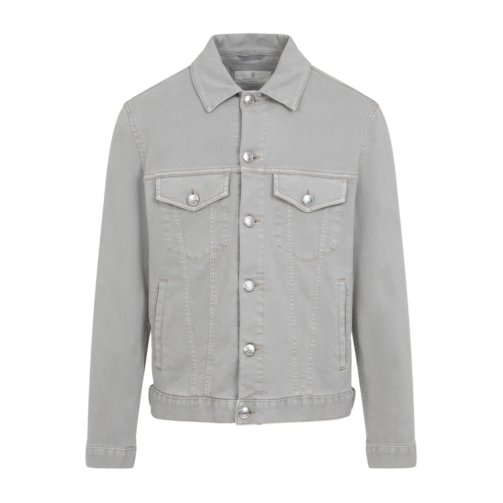 Jackets > Denim Jackets - - Brunello Cucinelli - Modalova