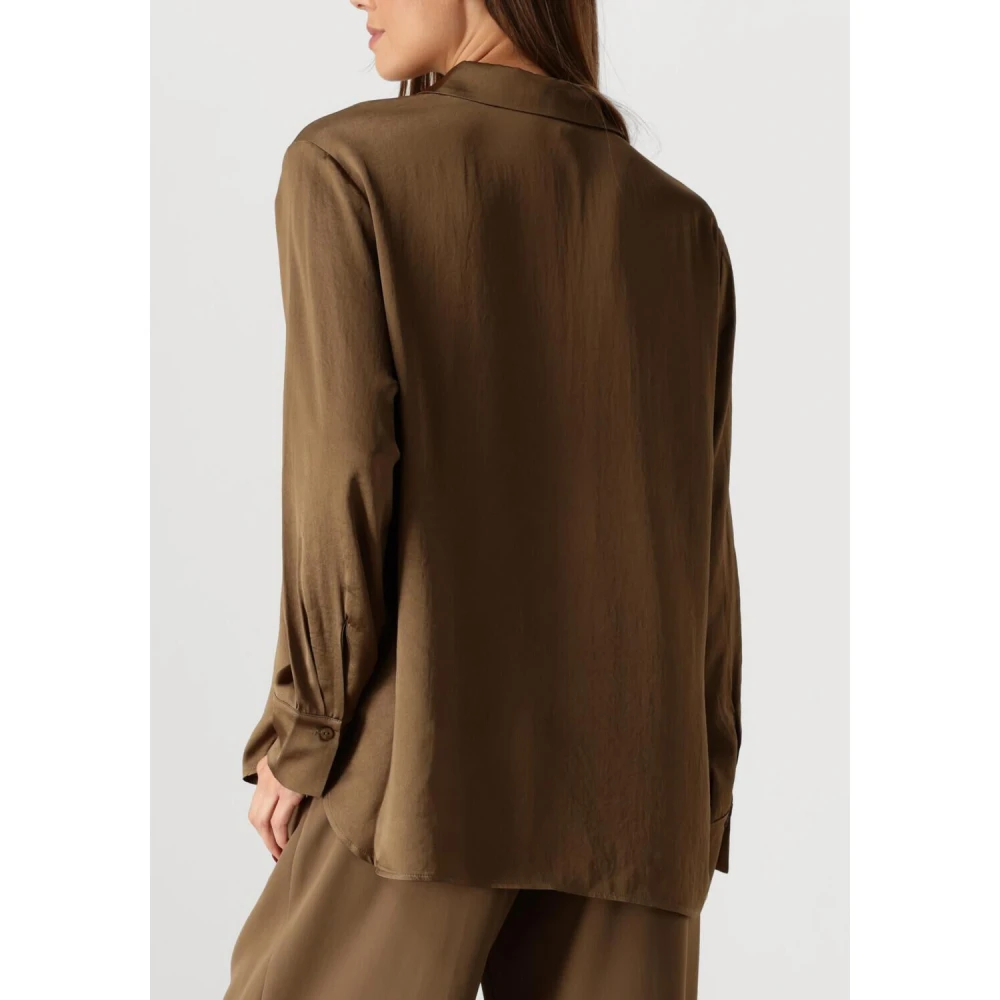 Summum Woman Zijden Blouse Groen Luxe Green Dames