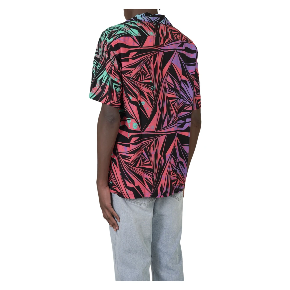 Aries Kleurrijke Vortex Hawaiian Shirt Multicolor Heren