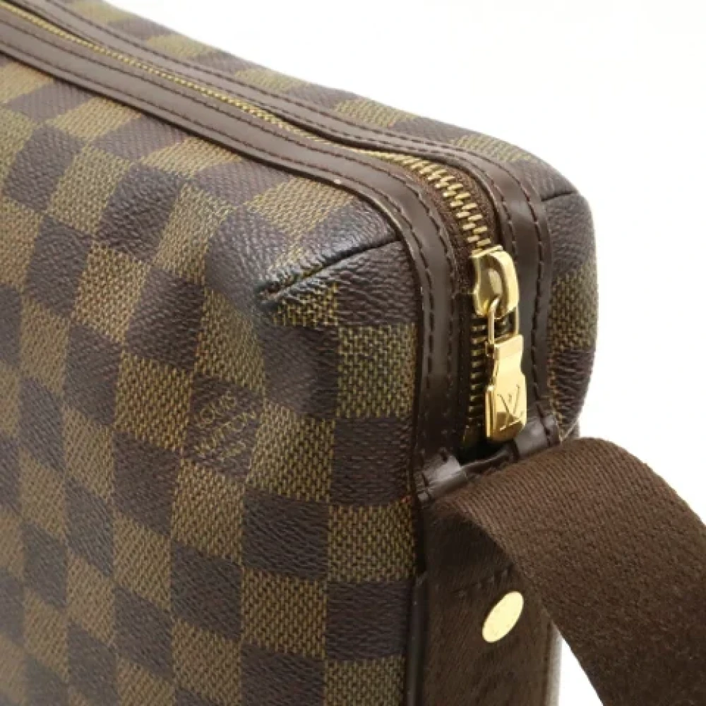 Louis Vuitton Vintage Pre-owned Plastic shoulder-bags Brown Dames