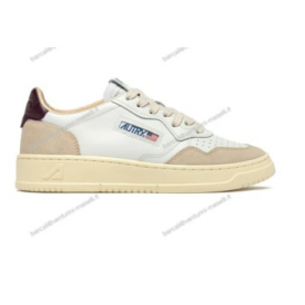 Autry White Sneakers, Male, 8 Uk, Medalist Low Trainers