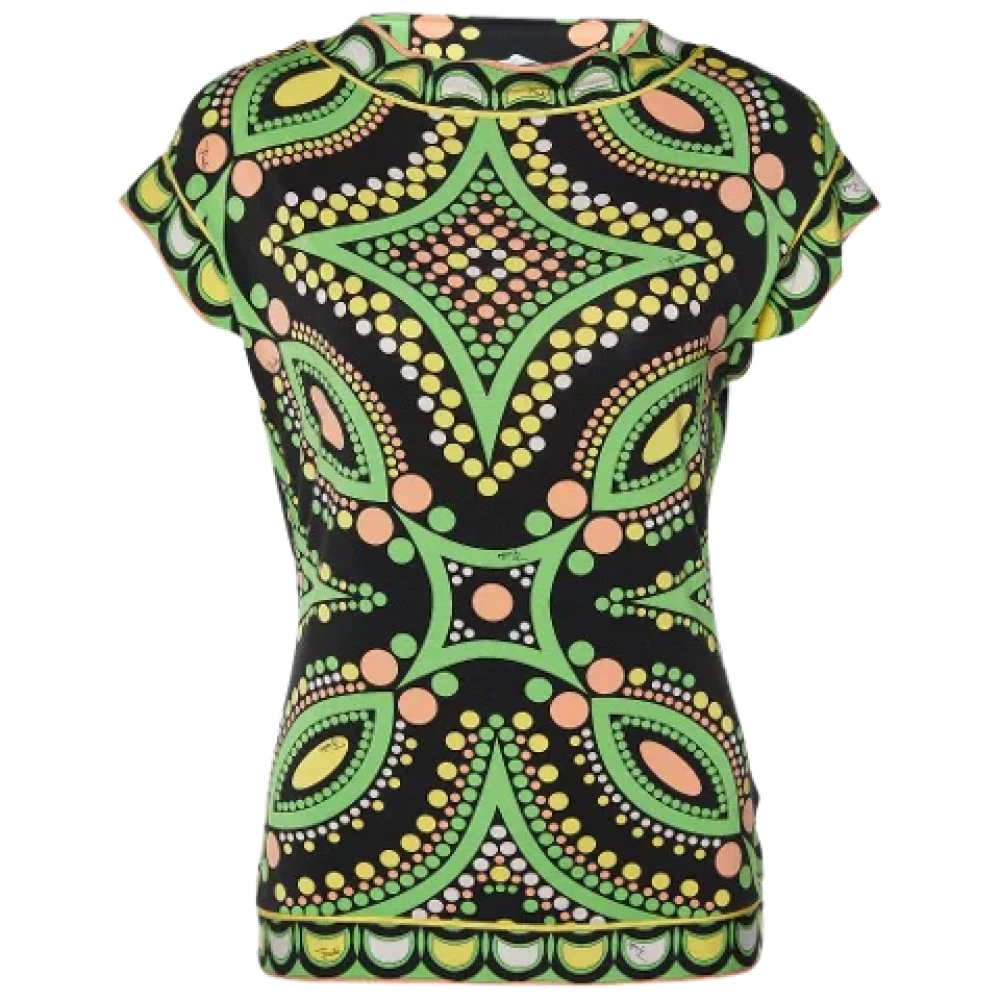 Emilio Pucci Pre-owned Knit tops Green Dames