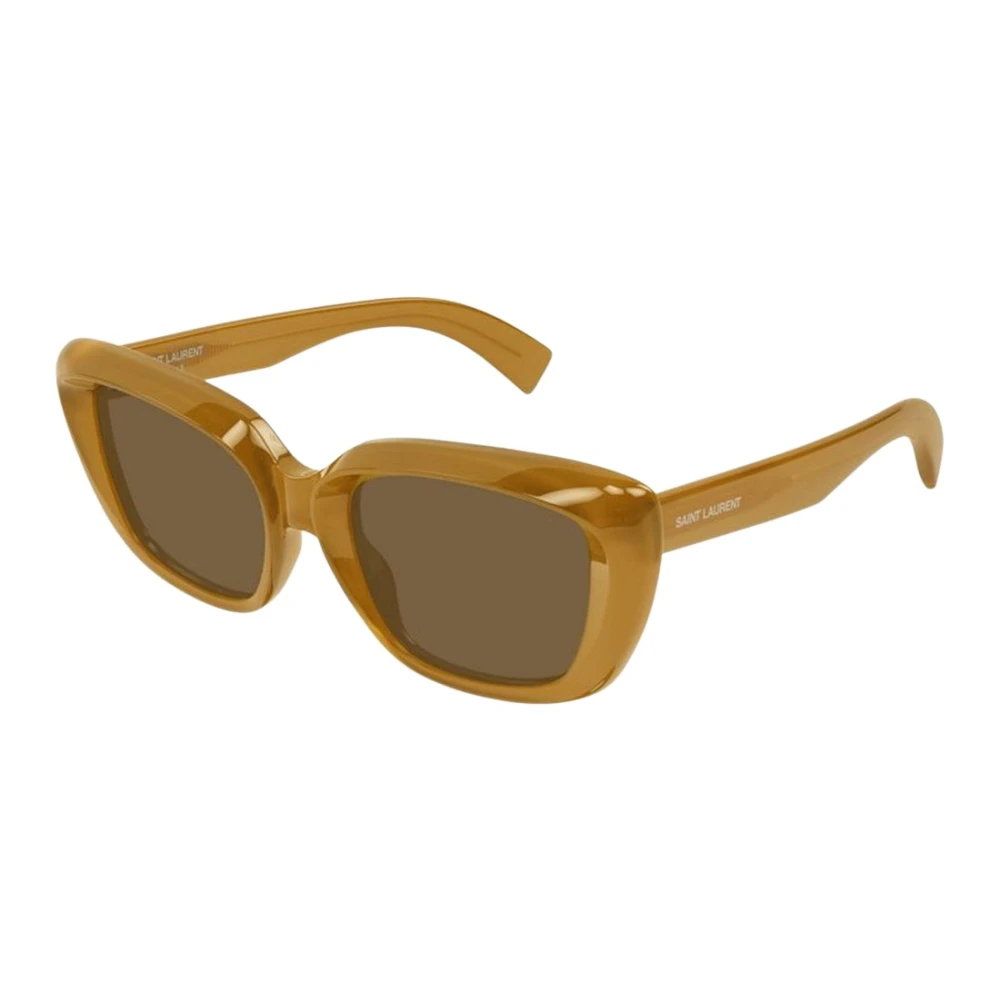 Saint Laurent Women's Yellow Cat-Eye Sunglasses