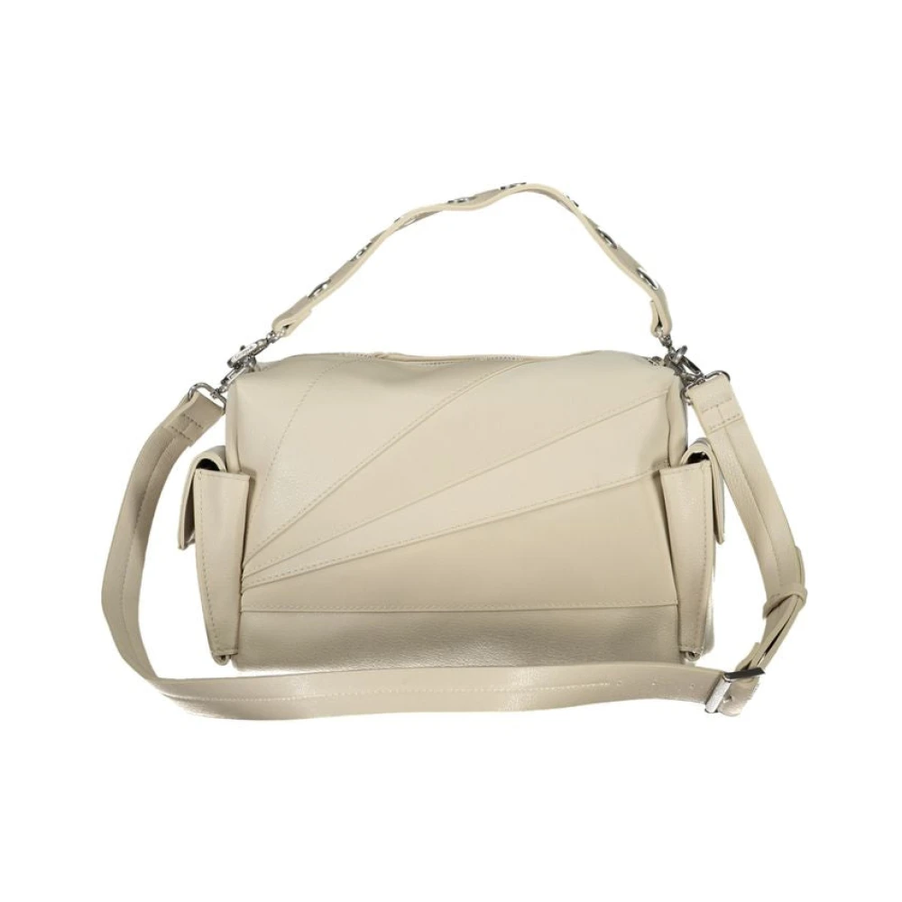 Desigual Beige Handtas met Afneembare Schouderband Beige Dames