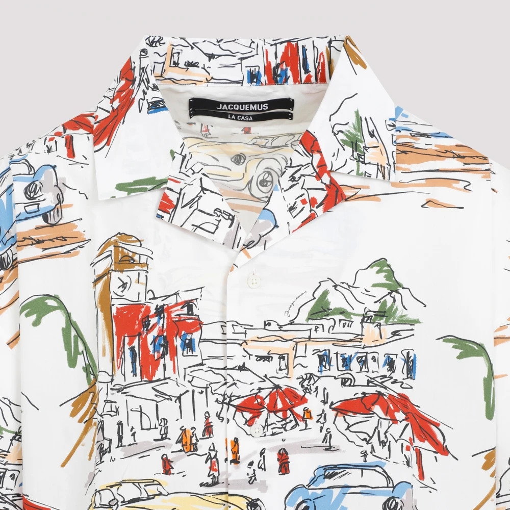 Jacquemus Multicolor Capri Grafisch Overhemd Multicolor Heren