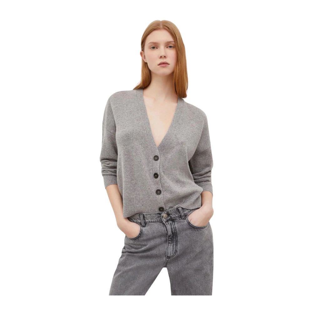 Marella Stijlvolle Cardigan voor Vrouwen Gray Dames