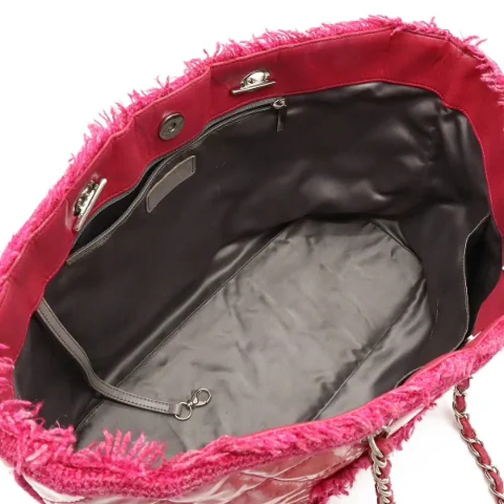 Chanel Vintage Pre-owned Plastic totes Pink Dames