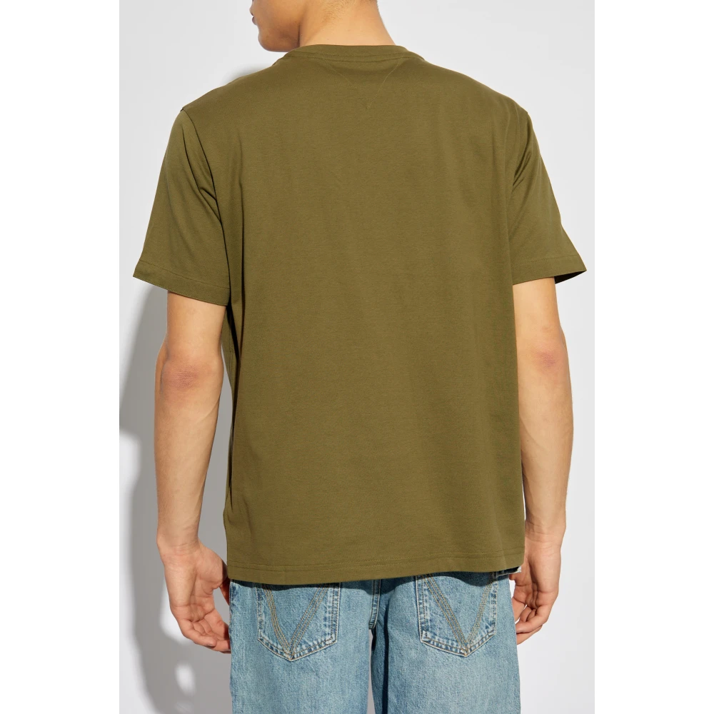 Bottega Veneta Crew Neck T-Shirt Green Heren
