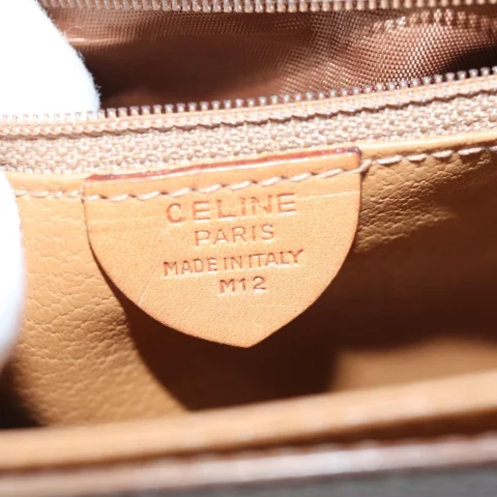 Celine Vintage Pre-owned Leather shoulder-bags Brown Dames