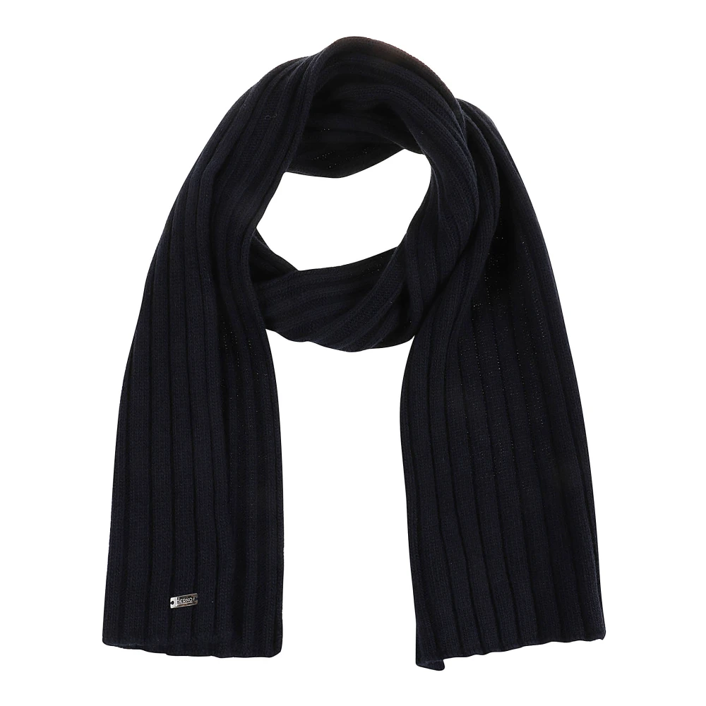 Herno Winter Scarf Blue Heren