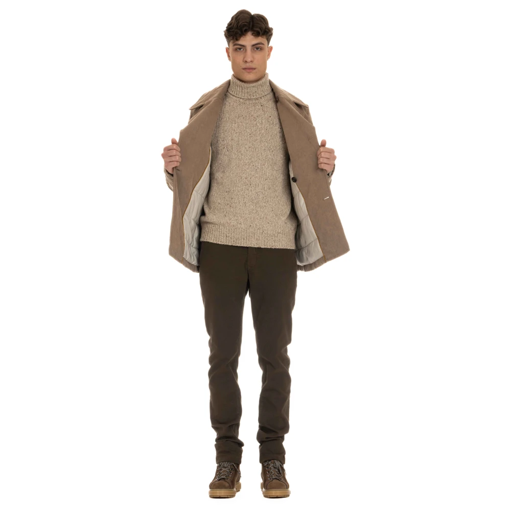 Sealup Graphene Peacoat Coats Rope Beige Heren