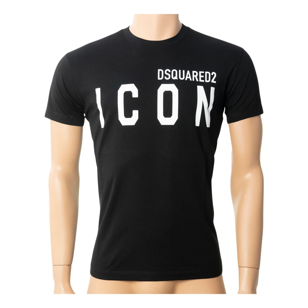 Dsquared2 Heren Icon T-Shirt Zwart Heren