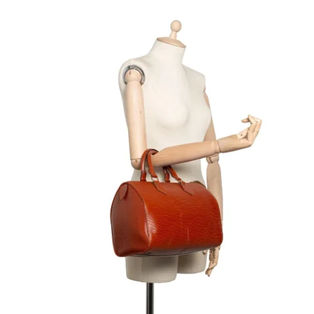 Louis Vuitton Vintage Pre-owned Leather handbags Brown Dames