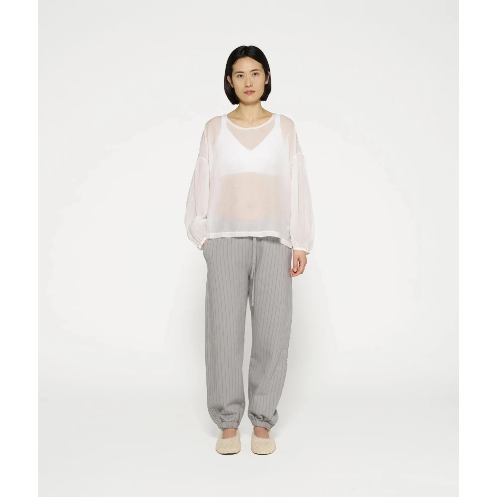 10Days Biologisch Katoen Ballonmouw Blouse White Dames