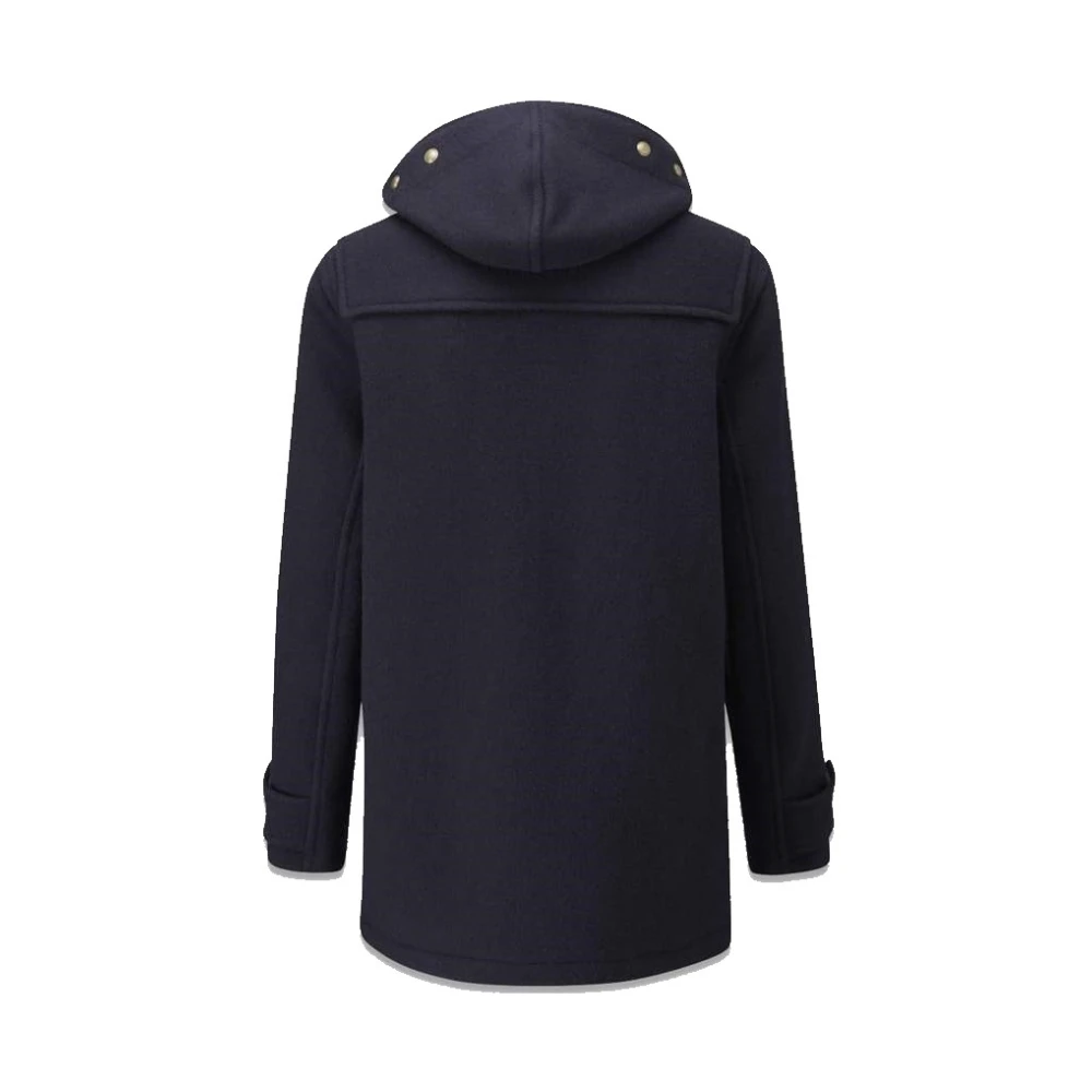 Gloverall Original Mid Monty Duffle Coat Blue Heren