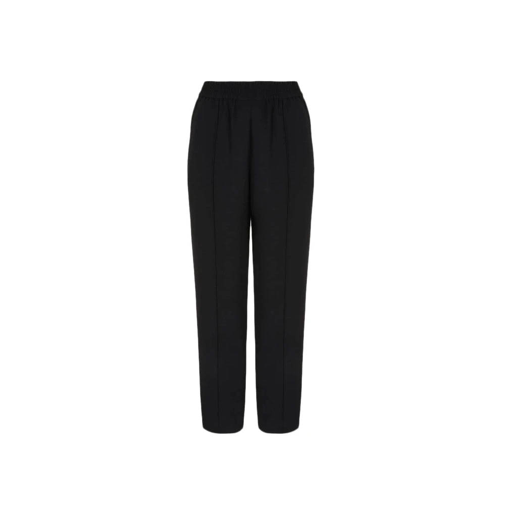 Armani Exchange Donna Nero Pantalone Slim-Fit Trousers