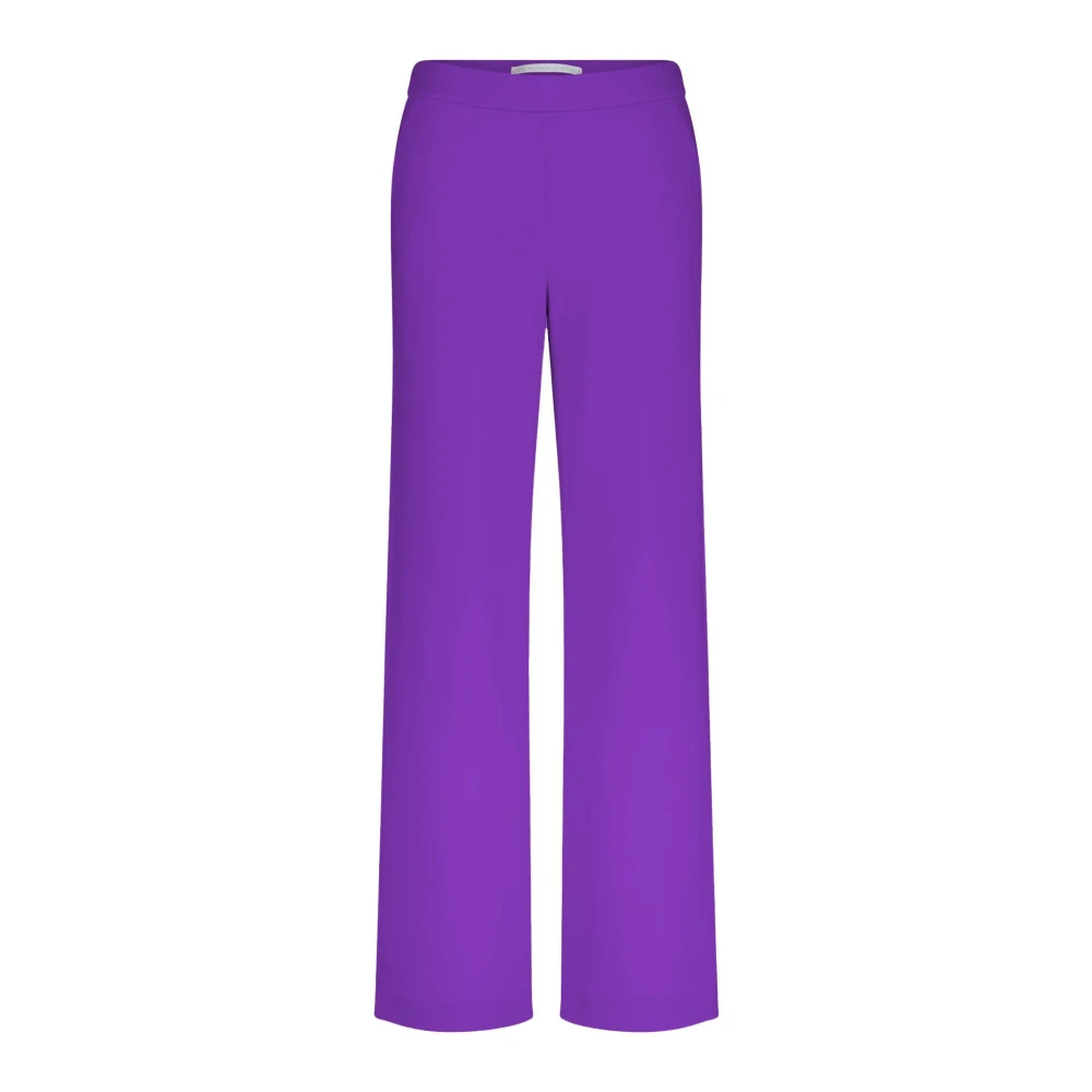 RAFFAELLO ROSSI High-Waist Culotte van stretchstof Purple Dames