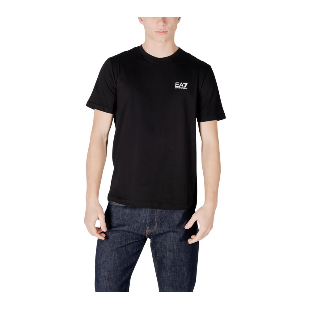 EA7 Emporio Armani Core Id Left Chest Logo T-Shirt, Black, Size L, Men - Image 4