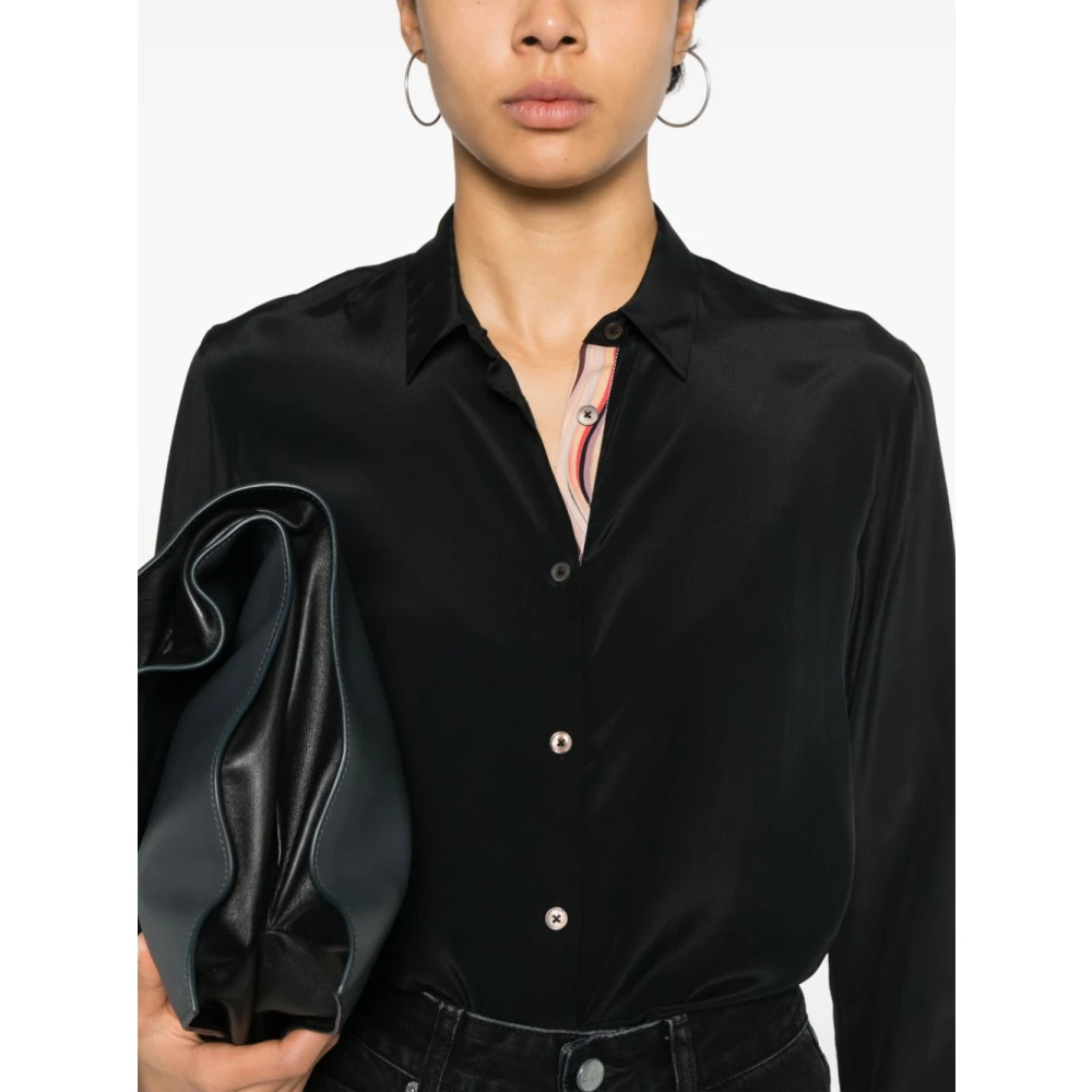 PS By Paul Smith Zwarte Overhemden voor Mannen Black Dames