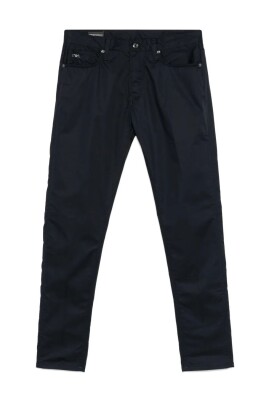 navy-logo-metallic-pants