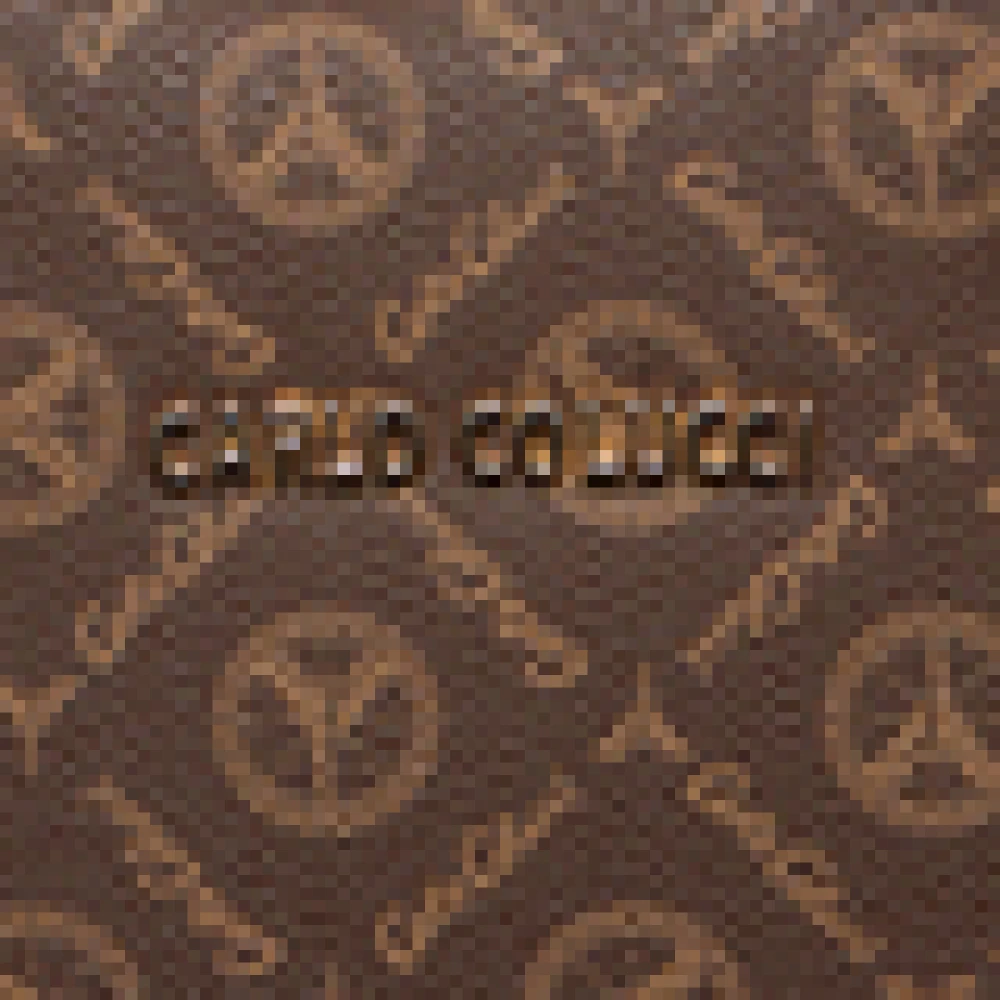 carlo colucci Professionele Business Tas met Logo Print Brown Heren