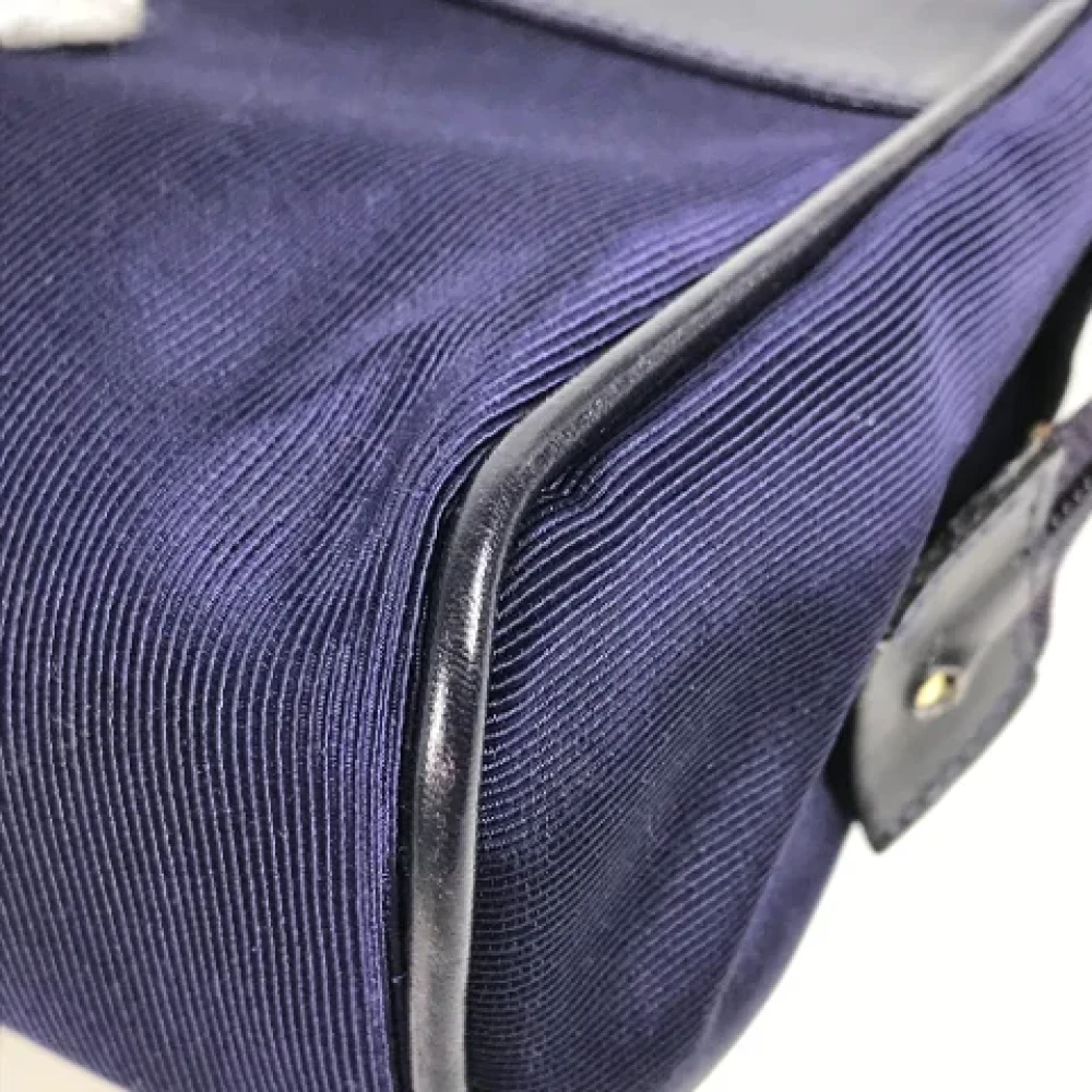 Salvatore Ferragamo Pre-owned Fabric pouches Blue Dames