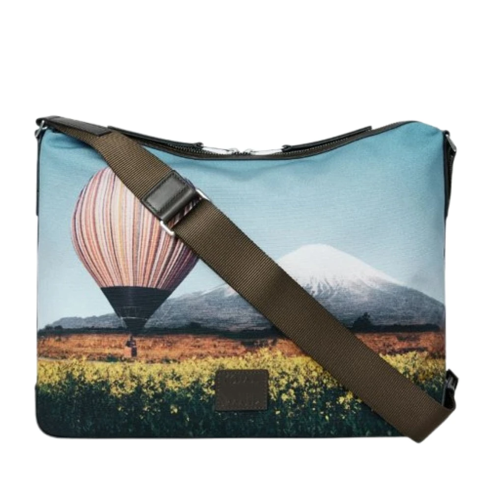 PS By Paul Smith Multicolor reisschoudertas met polyesterprint Multicolor Heren