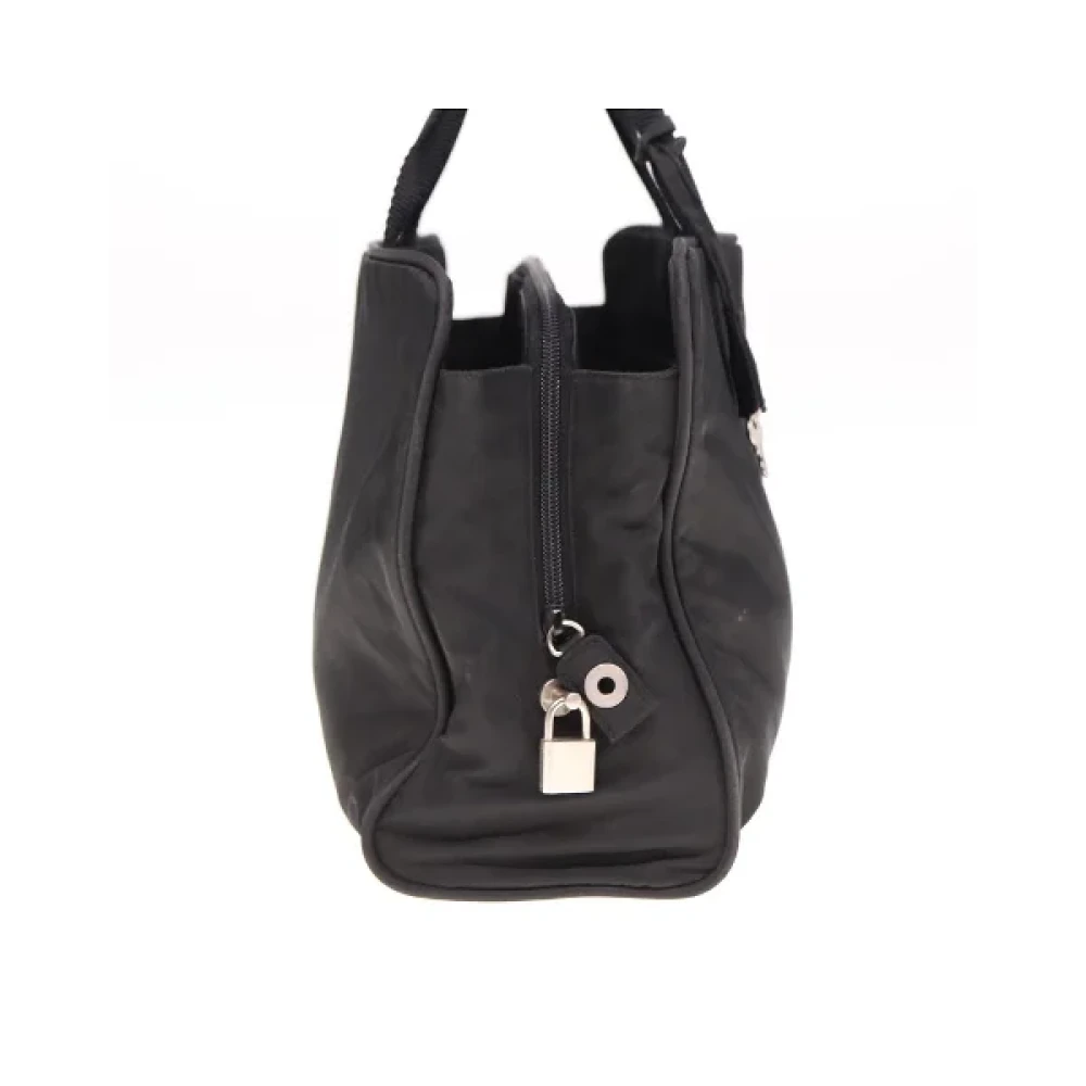 Prada Vintage Pre-owned Nylon prada-bags Black Dames