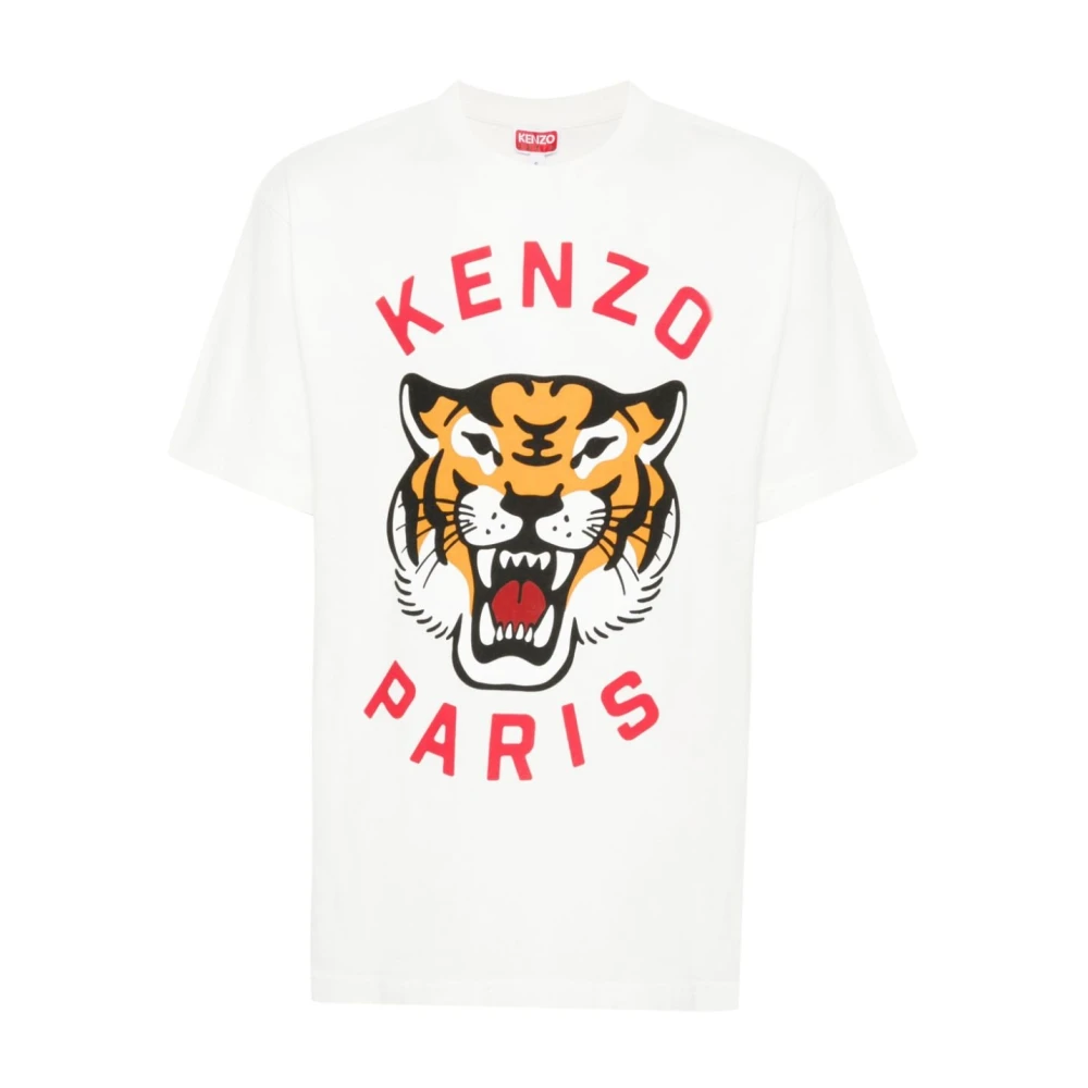 Kenzo Witte T-shirts en Polos White Heren
