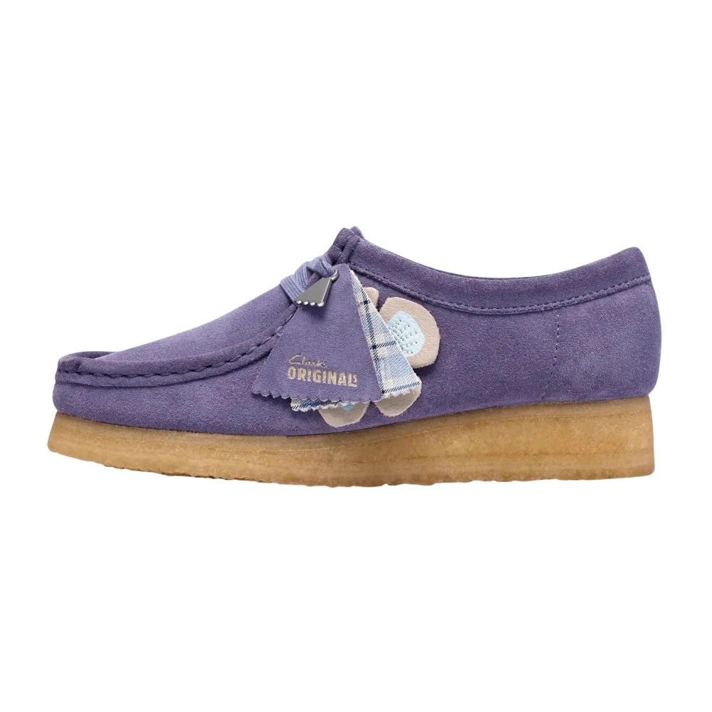 Clarks Women's Purple Wallabee W - Laced Shoes - 6 Uk - Shoes
