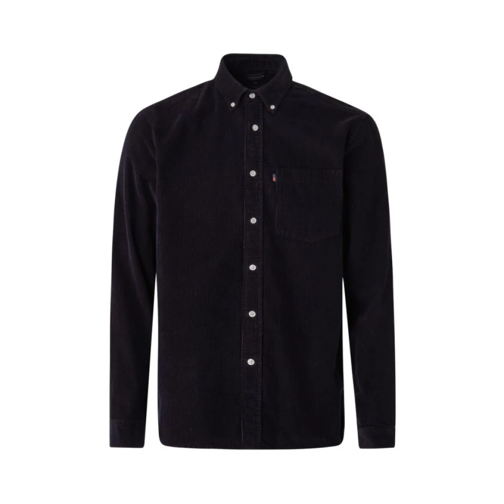 Lexington Corduroy Casual Overhemd Blue Heren