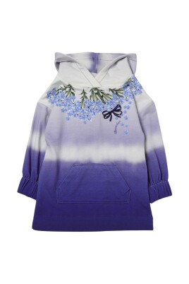 blue-floral-ombre-hoodie-dress