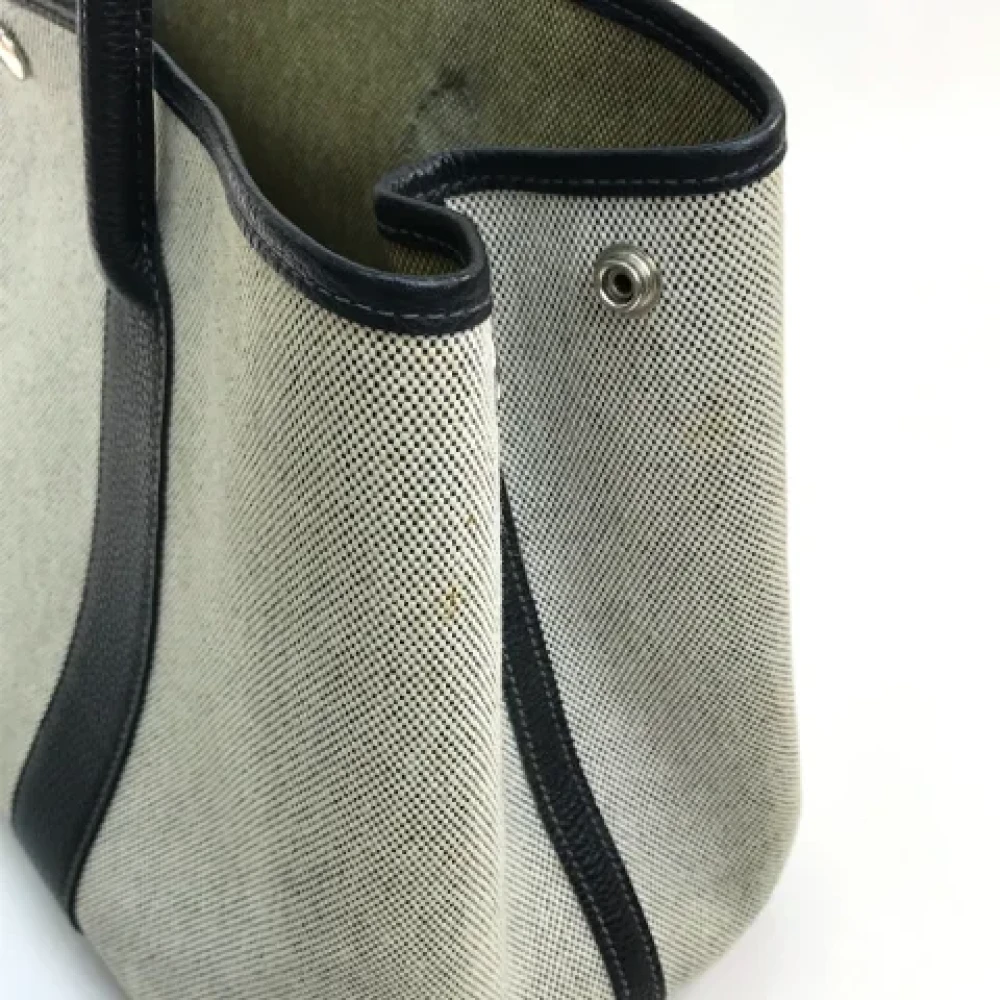 Hermès Vintage Pre-owned Fabric shoulder-bags Blue Dames