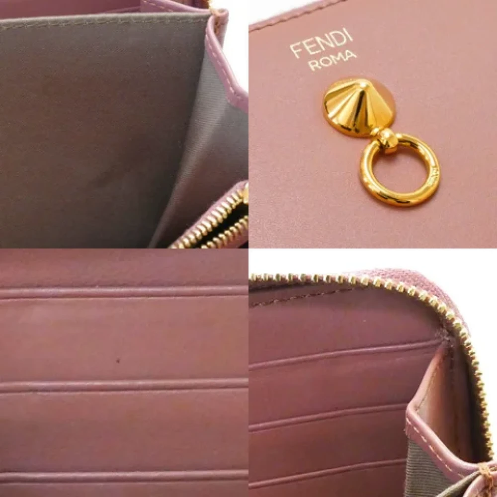Fendi Vintage Pre-owned Leather wallets Pink Dames